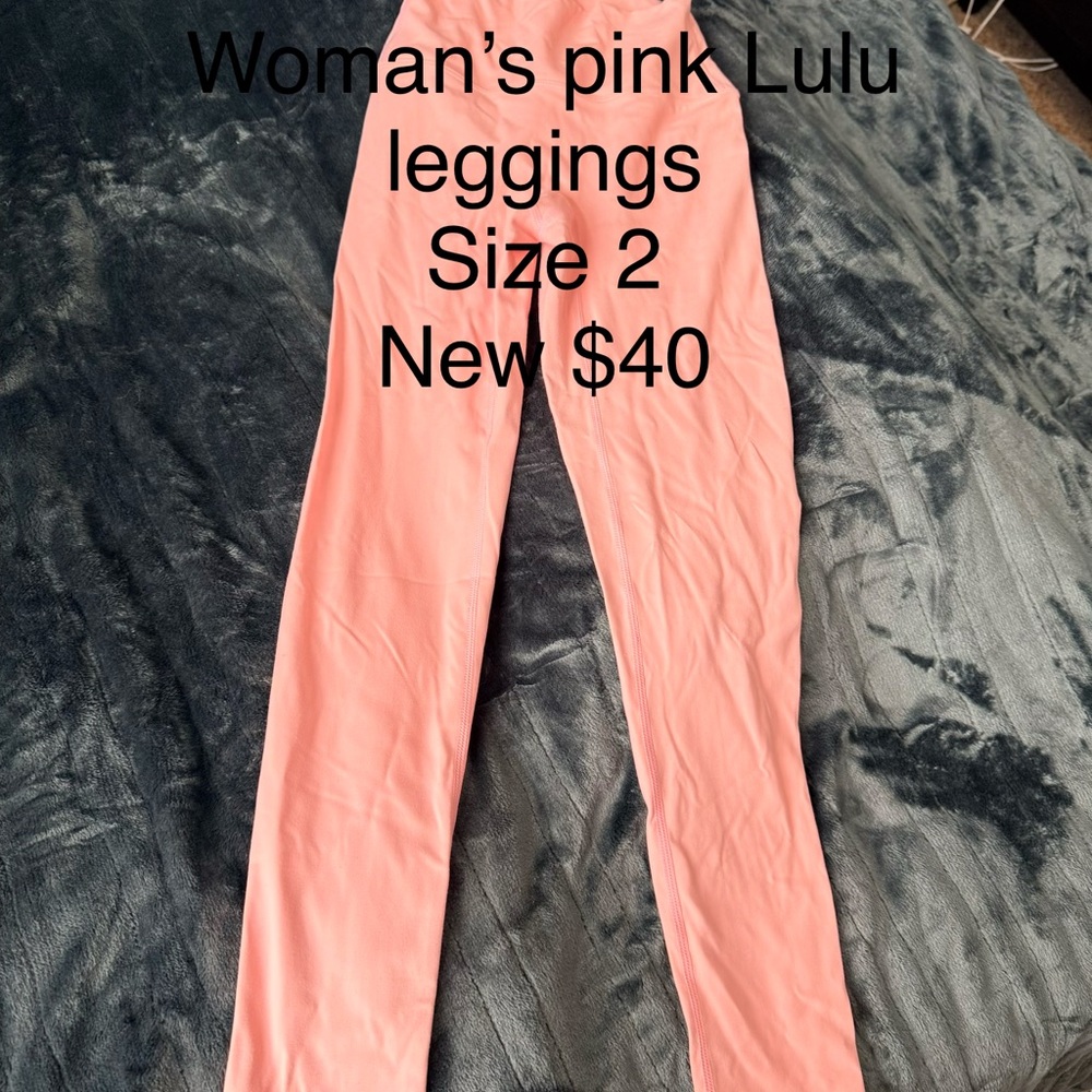 lululemon athletica Pink Leggings